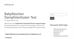 Desktop Screenshot of ollishop.de