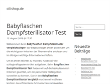 Tablet Screenshot of ollishop.de